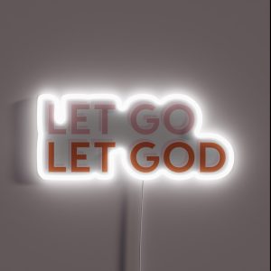 Let Go Let God RGB Neon Sign Let Go Let God RGB Neon Sign