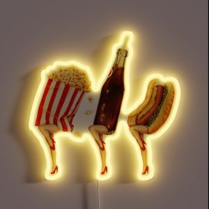 Let S All Go To The Lobby Movie Girls RGB Neon Sign