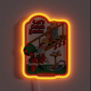 Let S Catch Santa RGB Neon Sign Let S Catch Santa RGB Neon Sign