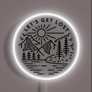 Let S Get Lost RGB Neon Sign