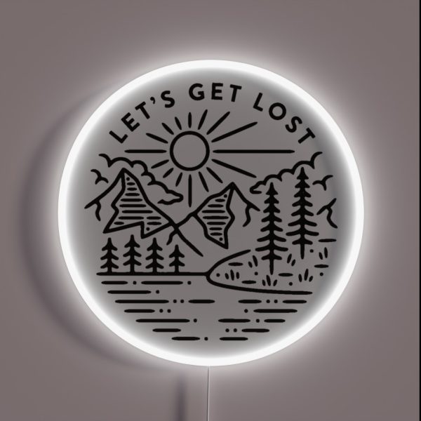 Let S Get Lost RGB Neon Sign