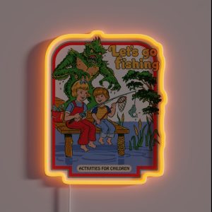 Let S Go Fishing RGB Neon Sign Let S Go Fishing RGB Neon Sign