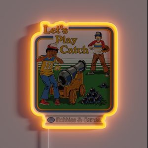 Let S Play Catch RGB Neon Sign