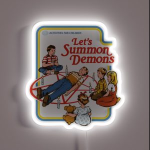 Let S Summon Demons RGB Neon Sign Let S Summon Demons RGB Neon Sign