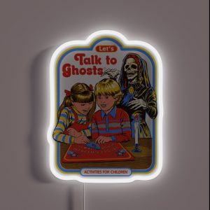 Let S Talk To Ghosts RGB Neon Sign Let S Talk To Ghosts RGB Neon Sign