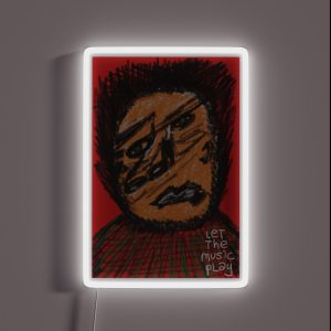 Let The Music Play RGB Neon Sign