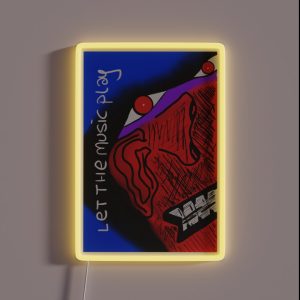 Let The Music Play RGB Neon Sign