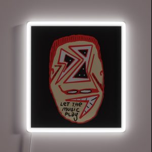 Let The Music Play RGB Neon Sign