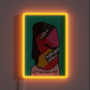 Let The Music Play RGB Neon Sign Let The Music Play RGB Neon Sign