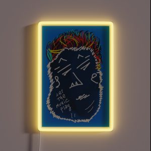 Let The Music Play RGB Neon Sign