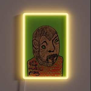 Let The Music Play RGB Neon Sign