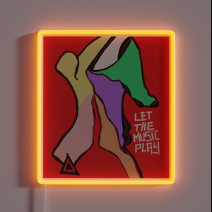 Let The Music Play RGB Neon Sign