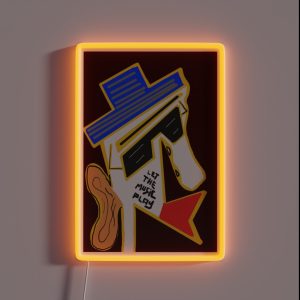 Let The Music Play RGB Neon Sign
