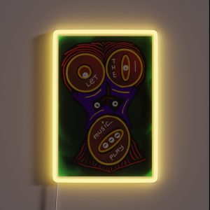 Let The Music Play RGB Neon Sign