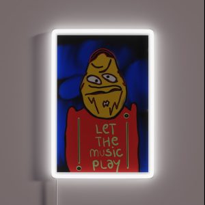 Let The Music Play RGB Neon Sign