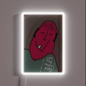 Let The Music Play RGB Neon Sign