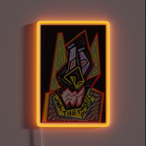 Let The Music Play RGB Neon Sign