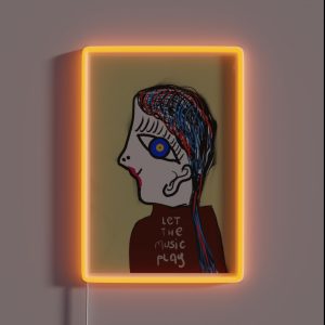 Let The Music Play RGB Neon Sign