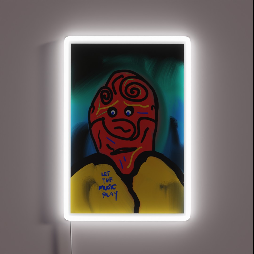 Let The Music Play RGB Neon Sign Let The Music Play RGB Neon Sign