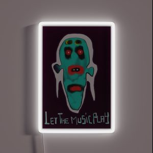 Let The Music Play RGB Neon Sign Let The Music Play RGB Neon Sign