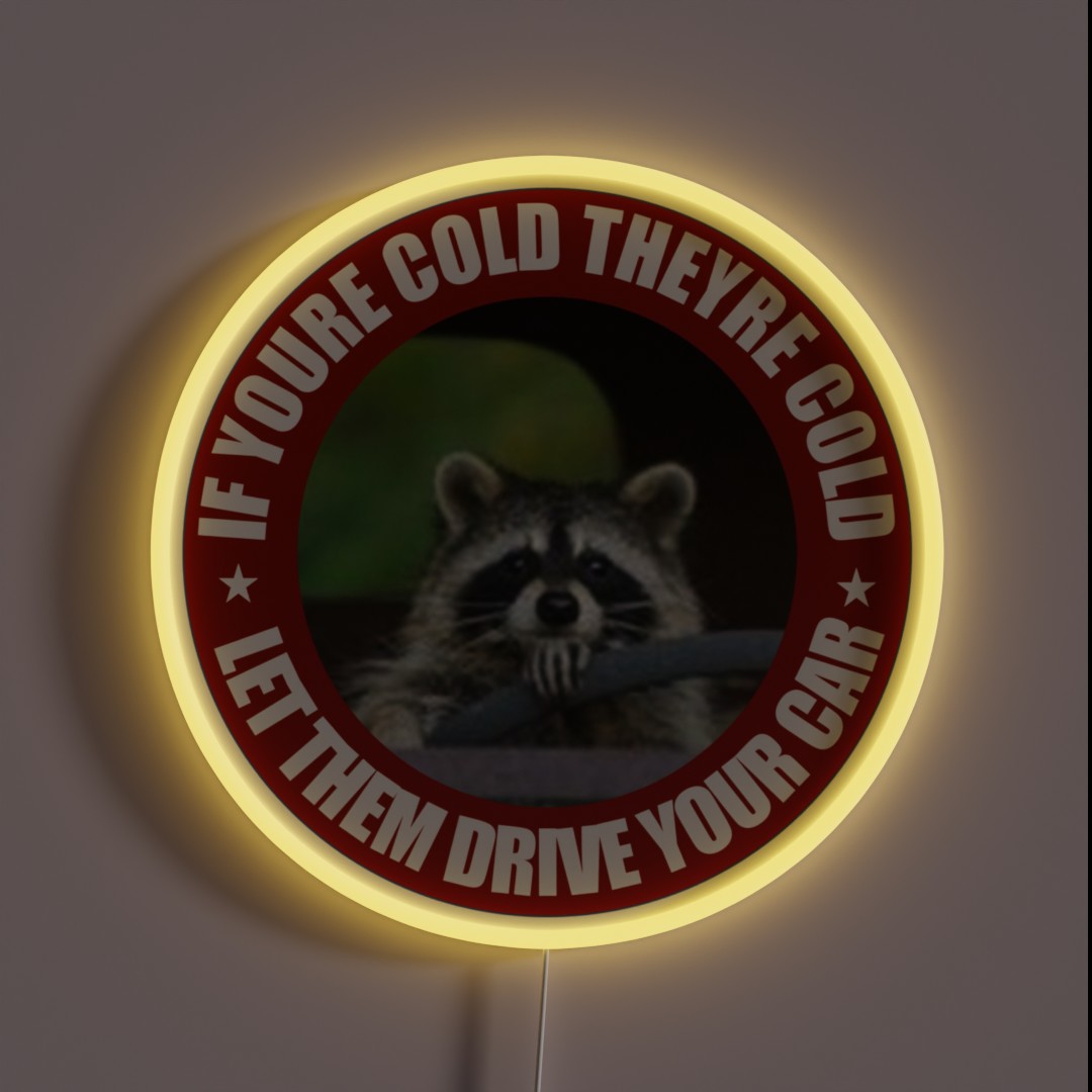 Let Them Drive Your Car RGB Neon Sign Let Them Drive Your Car RGB Neon Sign
