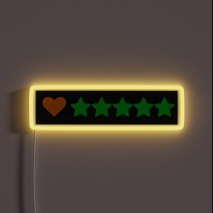 Letterboxd 5 Star Review RGB Neon Sign Letterboxd 5 Star Review RGB Neon Sign
