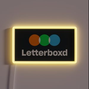Letterboxd Logo RGB Neon Sign Letterboxd Logo RGB Neon Sign