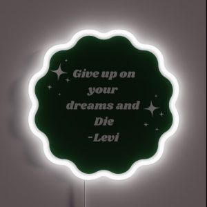 Levi Quote RGB Neon Sign Levi Quote RGB Neon Sign