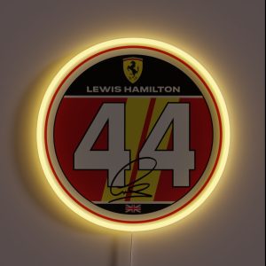 Lewis Hamilton 2025 RGB Neon Sign Lewis Hamilton 2025 RGB Neon Sign