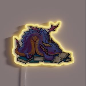 Library Dragon RGB Neon Sign Library Dragon RGB Neon Sign