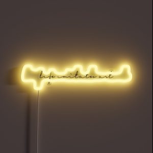 Life Imitates Art RGB Neon Sign Life Imitates Art RGB Neon Sign