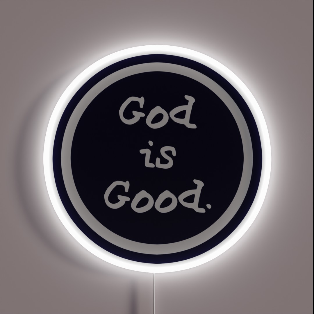 Life Is Good God Is Good RGB Neon Sign Life Is Good God Is Good RGB Neon Sign