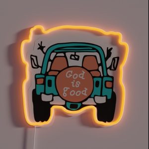 Life Is Good God Is Good RGB Neon Sign