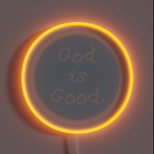 Life Is Good God Is Good RGB Neon Sign