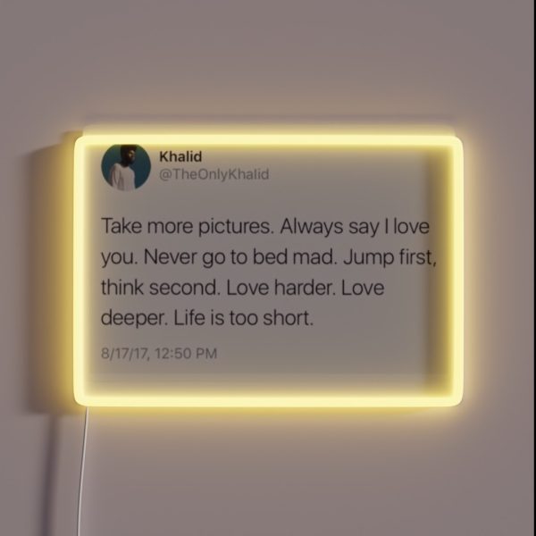 Life Is Too Short RGB Neon Sign