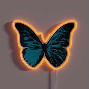 Light Blue Butterfly Equals RGB Neon Sign Light Blue Butterfly Equals RGB Neon Sign