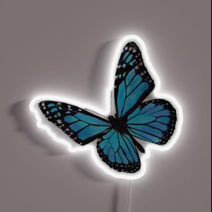 Light Blue Butterfly RGB Neon Sign Light Blue Butterfly RGB Neon Sign