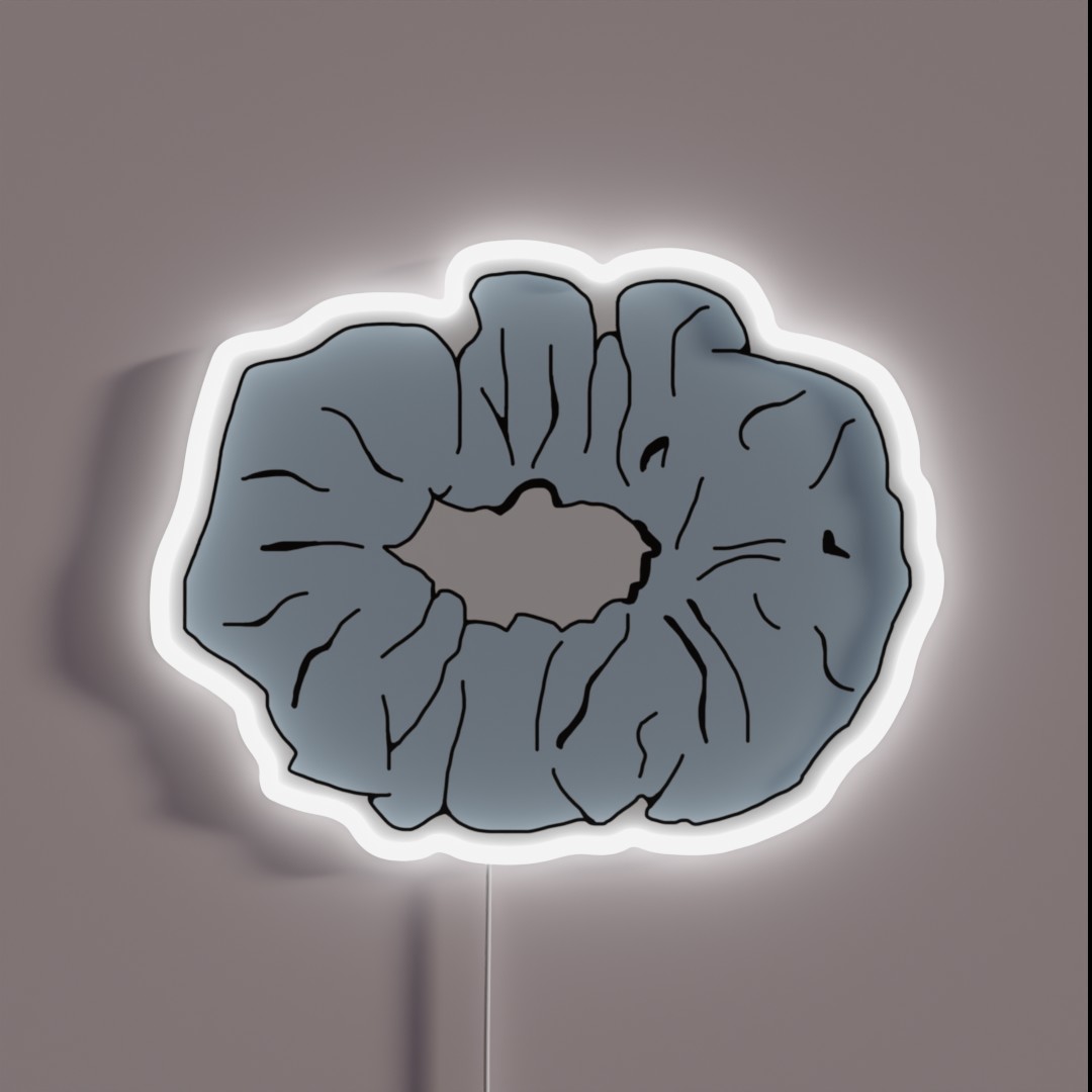Light Blue Scrunchie RGB Neon Sign Light Blue Scrunchie RGB Neon Sign
