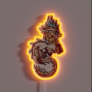 Light Dragon Chibi RGB Neon Sign Light Dragon Chibi RGB Neon Sign