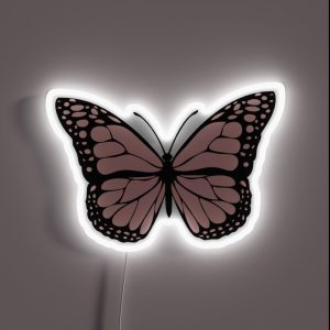 Light Pink Butterfly RGB Neon Sign