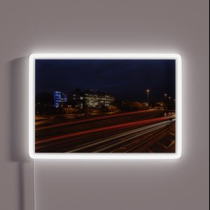 Light Trails At Northumbria University RGB Neon Sign