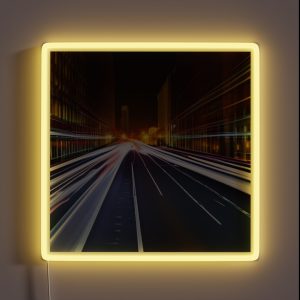 Light Trails City Streets RGB Neon Sign