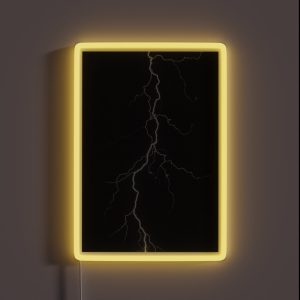 Lightning Aesthetic RGB Neon Sign Lightning Aesthetic RGB Neon Sign