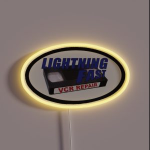 Lightning Fast Vcr Repair RGB Neon Sign