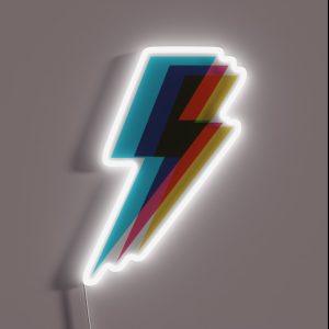 Lightning Kaleidoscope 4 RGB Neon Sign