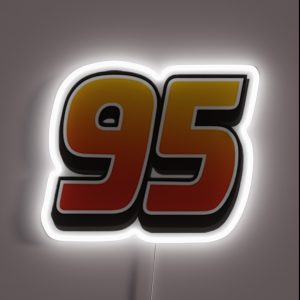 Lightning Mcqueen Cars 95 Classic RGB Neon Sign Lightning Mcqueen Cars 95 Classic RGB Neon Sign