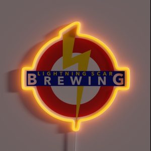 Lightning Scar Brewing RGB Neon Sign Lightning Scar Brewing RGB Neon Sign