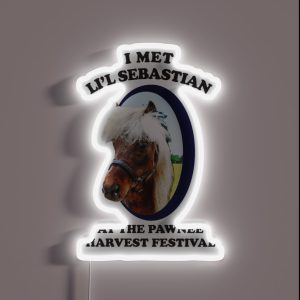 Lil Sebastian Parks And Recreation RGB Neon Sign