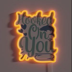 Limited Hooked On You RGB Neon Sign Limited Hooked On You RGB Neon Sign