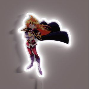 Lina Inverse From The Slayers Anime RGB Neon Sign Lina Inverse From The Slayers Anime RGB Neon Sign